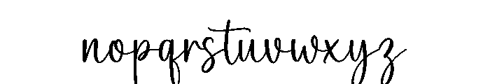 Alesha Font LOWERCASE