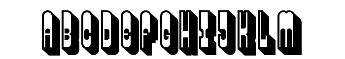Alexander Regular Font UPPERCASE
