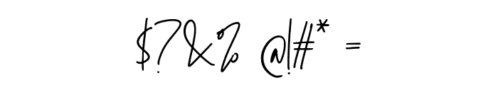 Alexandra Signature Regular Font OTHER CHARS