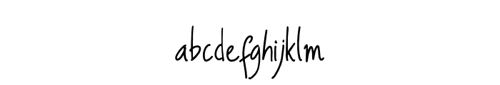 Alexandra Signature Regular Font LOWERCASE