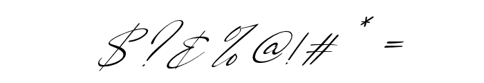 Alexandria-Italic Font OTHER CHARS