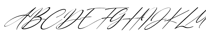 Alexandria-Italic Font UPPERCASE