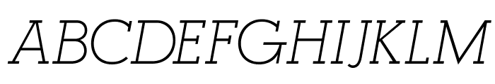 AlexandriaFLF-Italic Font UPPERCASE