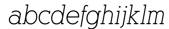 AlexandriaFLF-Italic Font LOWERCASE