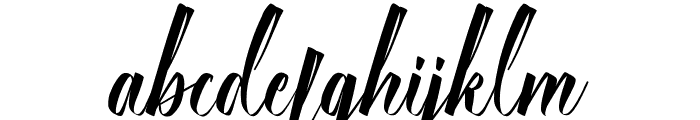 Alexandrines Demo Font LOWERCASE