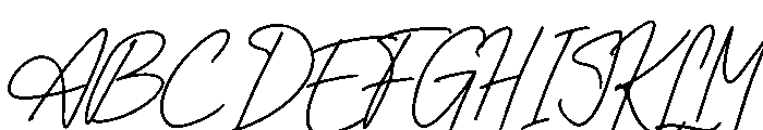 Alexanida PERSONAL USE ONLY! Font UPPERCASE