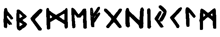 Alfabeto Vichingo Regular FONT