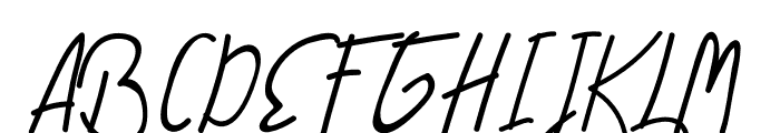 Alfrida Signature Font UPPERCASE