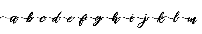 Ali Ana Tail Font UPPERCASE