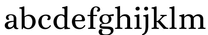 Alice-Regular Font LOWERCASE