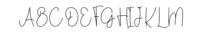Alice2 Font UPPERCASE