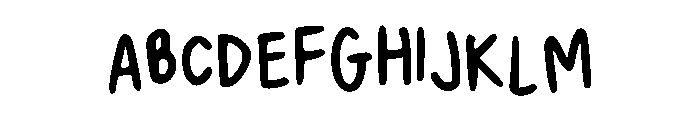 Alices Handwriting Regular Font UPPERCASE