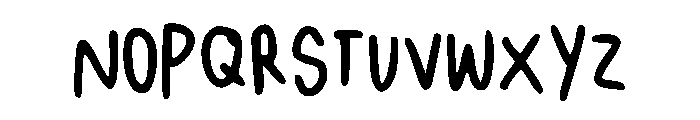 Alices Handwriting Regular Font UPPERCASE