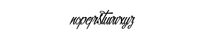 Alicia on the enchanted Highlands Font LOWERCASE