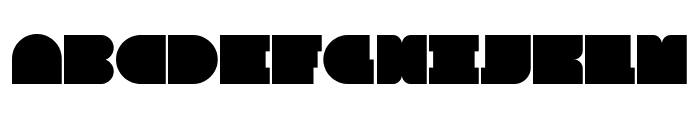 Alien Block Regular Font UPPERCASE