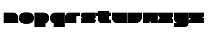 Alien Block Regular Font LOWERCASE