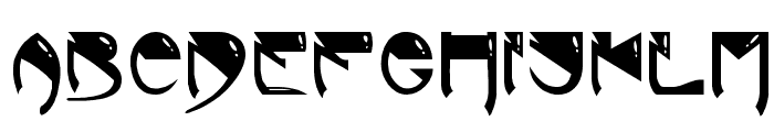 Alien Bold Font LOWERCASE