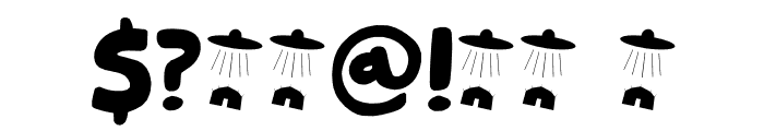 Alien Circus DEMO Regular Font OTHER CHARS