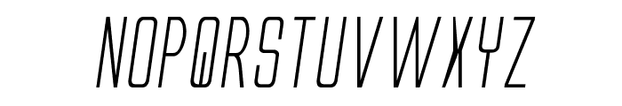 Alien League II Italic Font LOWERCASE