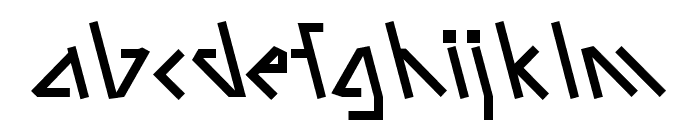 Alien Tongue Normal Font LOWERCASE