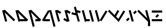Alien Tongue Normal Font LOWERCASE