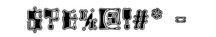 AlienAutopsy Font OTHER CHARS