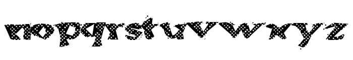 AlienWaffle Font LOWERCASE