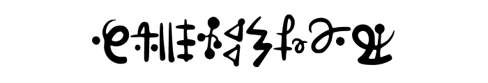 Alien_Hieroglyph Font OTHER CHARS