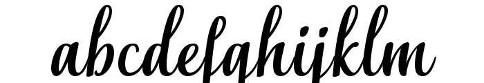 Aliffah Font LOWERCASE