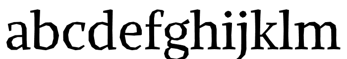 Alike Angular Regular Font LOWERCASE