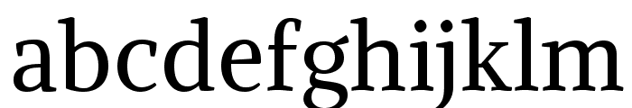 Alike-Regular Font LOWERCASE