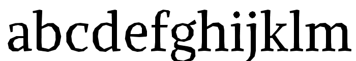 AlikeAngular-Regular Font LOWERCASE