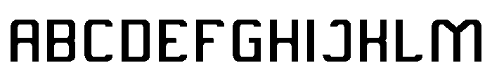 Alive in a Science Fiction2 Font UPPERCASE