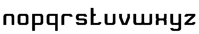 Alive in a Science Fiction2 Font LOWERCASE