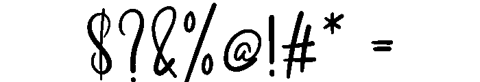 Alive Font OTHER CHARS