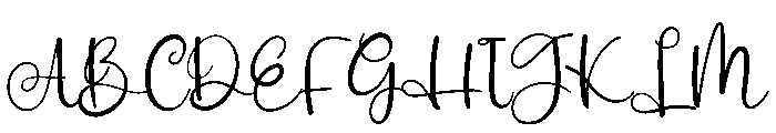 Alive Font UPPERCASE