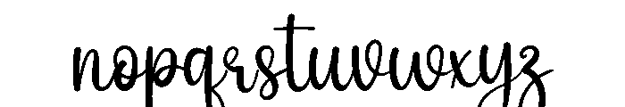 Alive Font LOWERCASE