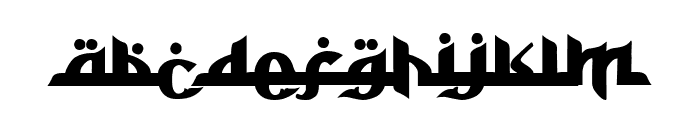 Alkhoufi Font UPPERCASE