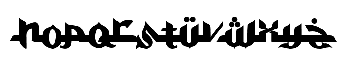 Alkhoufi Font LOWERCASE