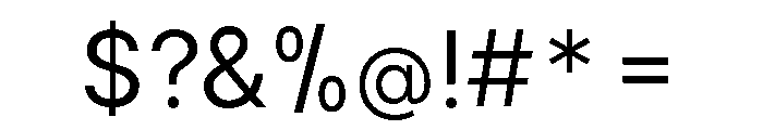 All Genders Light v4 Font OTHER CHARS