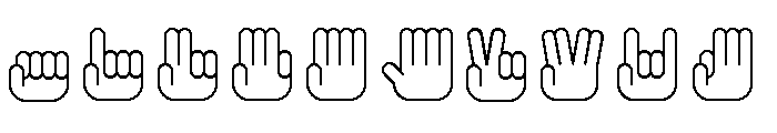 All My Hands Font OTHER CHARS