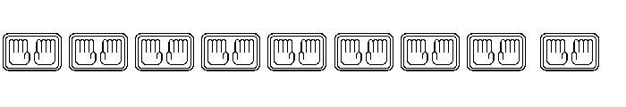 All My Hands Font OTHER CHARS