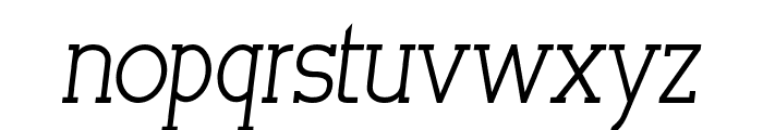 Allegation Demo Italic Font LOWERCASE