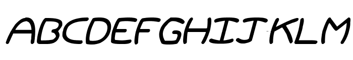 Allegory Italic Font UPPERCASE