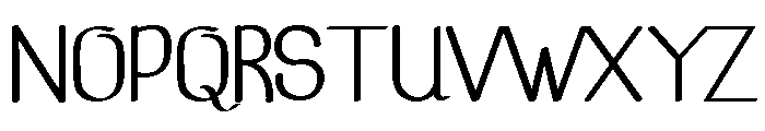 Allegra Regular Font UPPERCASE