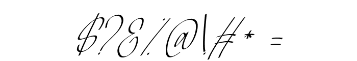 Allianta FREE Font OTHER CHARS