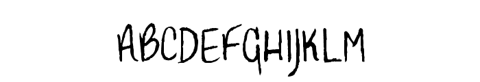 AlligatorSky-Regular Font UPPERCASE