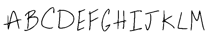 Allisons Font Regular Font UPPERCASE