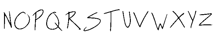 Allisons Font Regular Font UPPERCASE