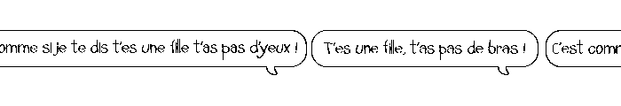 Allo t'as pas de shampoing Font UPPERCASE